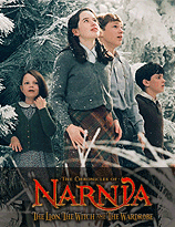 [The children, stepping into Narnia]