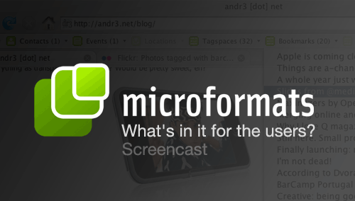 [Screencast: What's in it for me?]